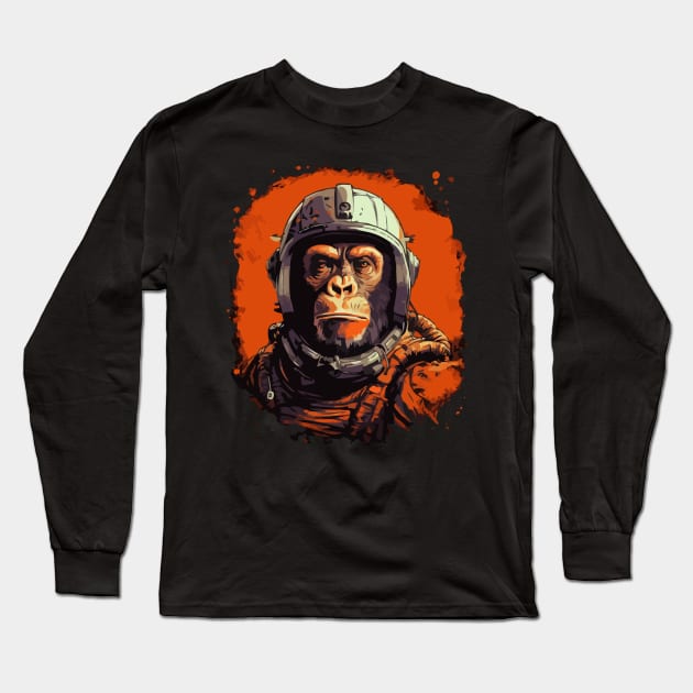 Planet of the Apes: Caesar Long Sleeve T-Shirt by Pixy Official